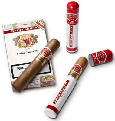 Romeo Y Julieta Short Churchills Tubos – Hộp 3 điếu