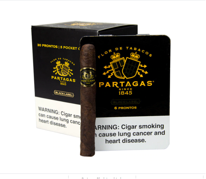 Partagas Black Label Prontos Tins-1