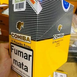 Xì Gà Cohiba Piramides Extra - Hộp 15 Điếu Tubos