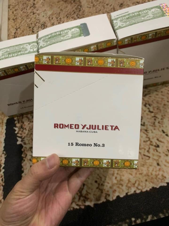 romeo no 3 tubos hộp 15
