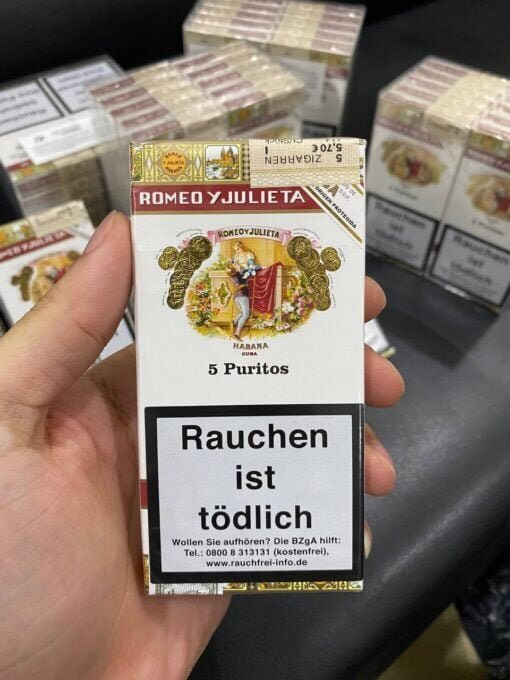 romeo puritos hộp 5 điếu