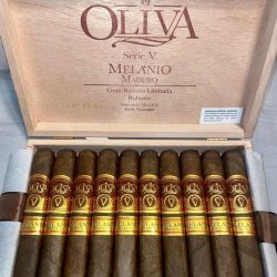 Xì Gà Oliva Serie V Melanio Maduro Robusto – Hộp Gỗ 10 Điếu