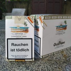 Xì Gà Quintero Favoritos Tubos  - Hộp 15 Điếu