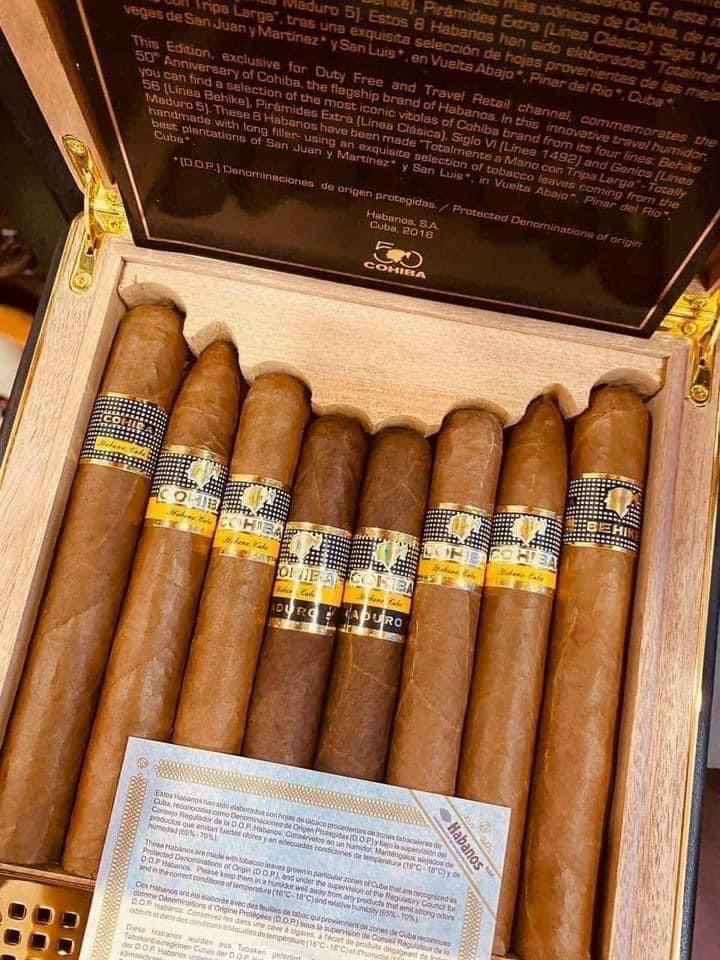 Xì gà Cohiba Seleccion 50 Anniversario Travel Humidor