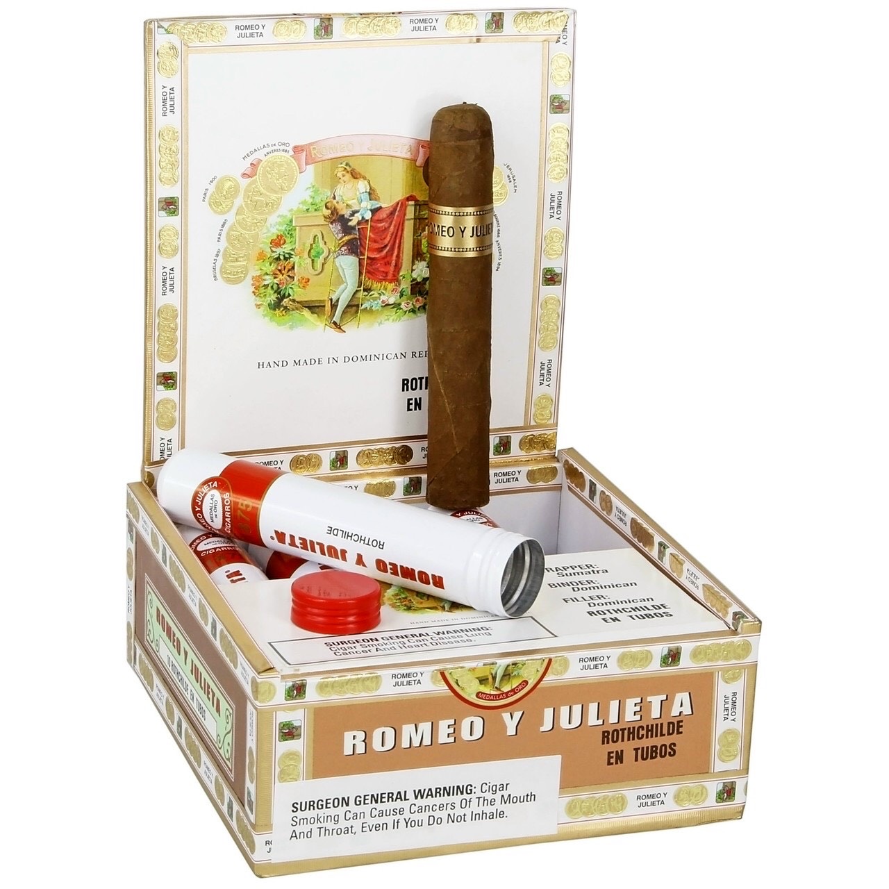 Romeo y Julieta Reserve Rothchilde Tubos 1875
