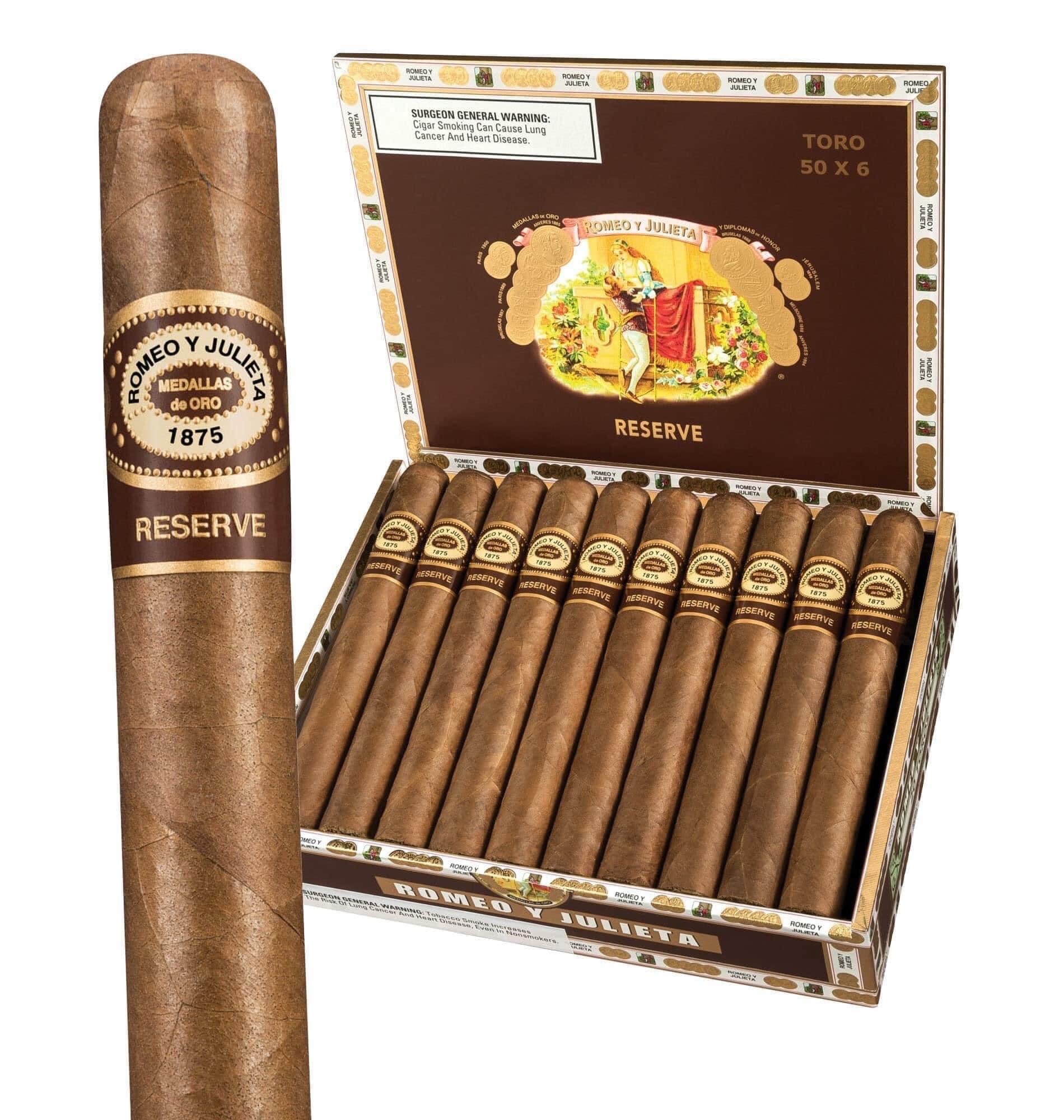 Xì gà Romeo Y Julieta reserve Toro 20 điếu
