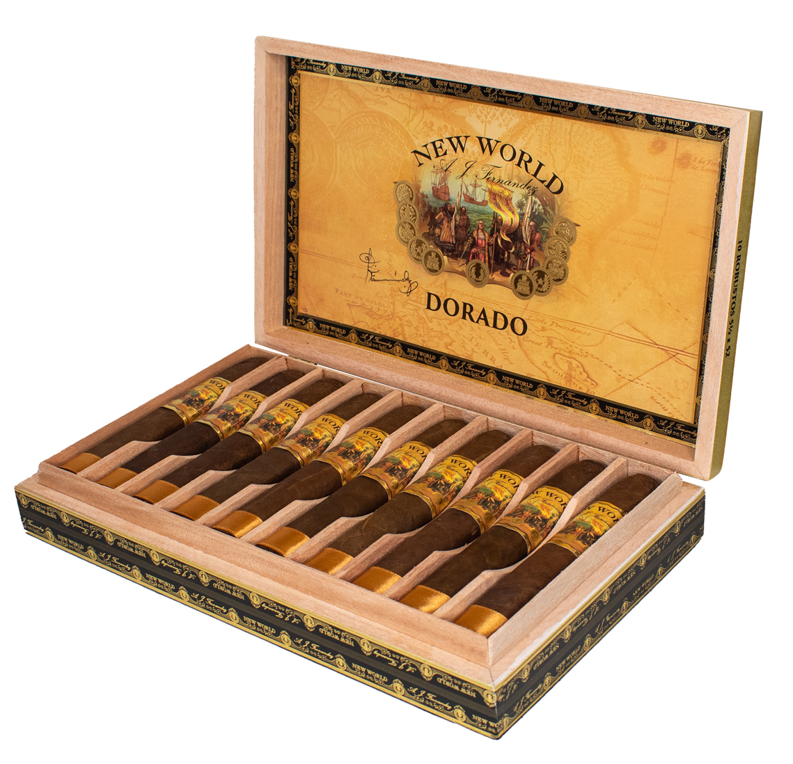 AJ Fernandez New World Dorado Robusto Hộp 10 Điếu