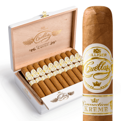 Xì Gà Villiger Cuellar Connecticut Kreme Robusto Hộp 10 Điếu