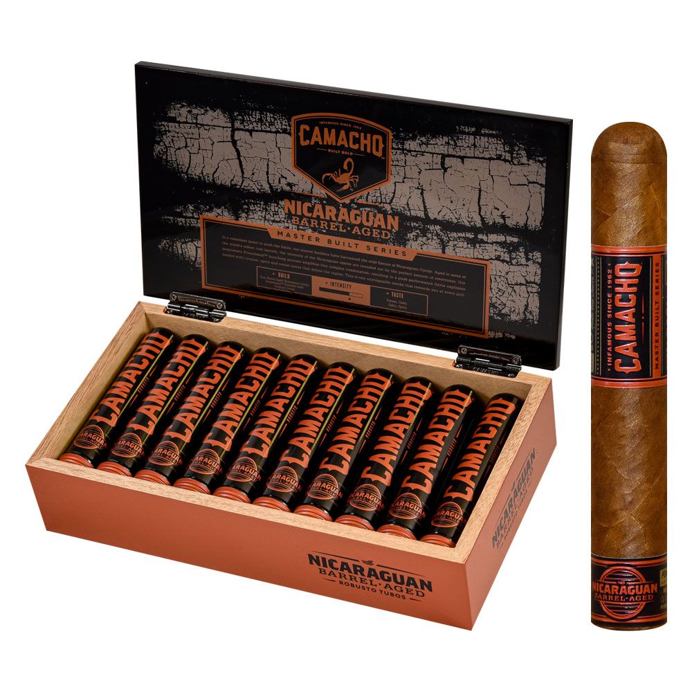 Camacho Nicaraguan Barrel-Aged Robusto Tubos 20 điếu