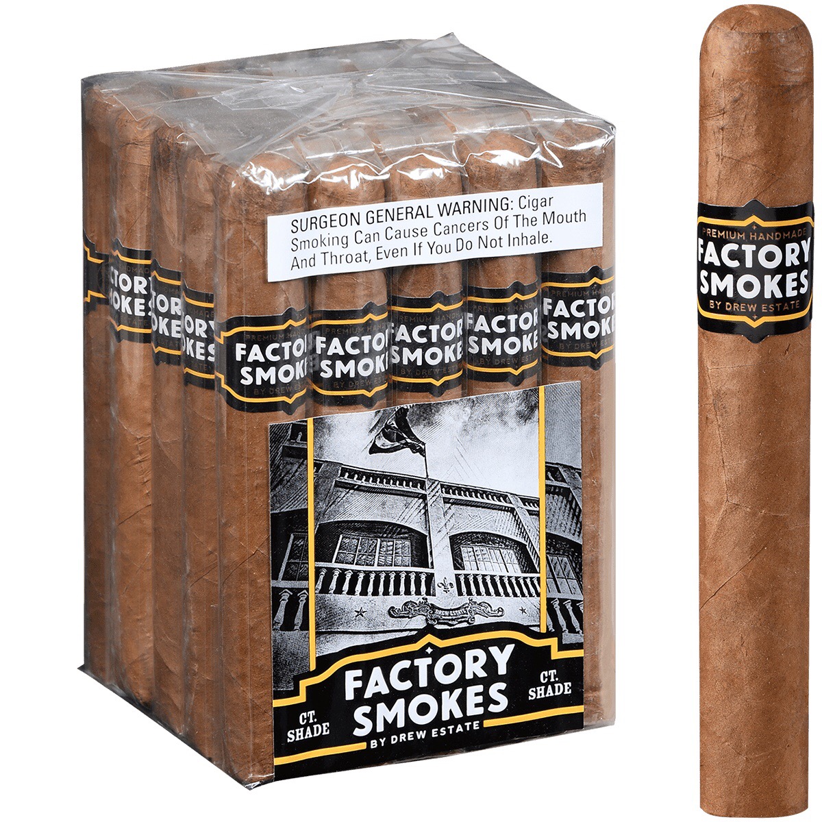 Factory Smokes Toro Shade By Drew Estate 25 Điếu