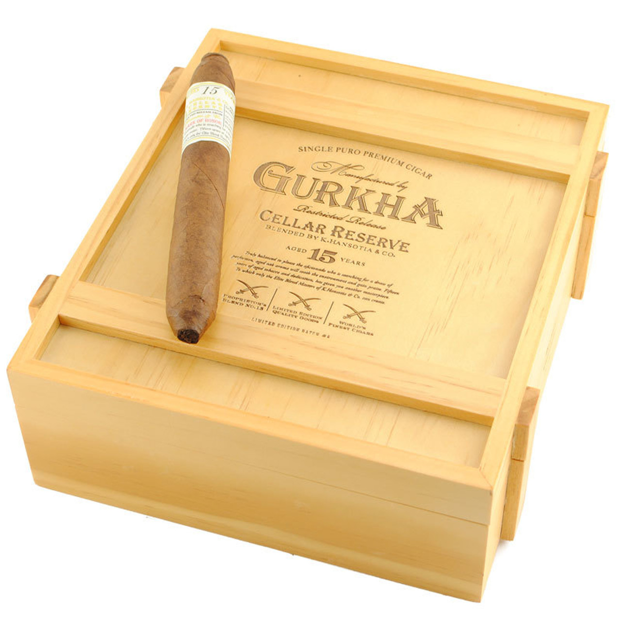 Gurkha Cellar Reserve 15 Year Hedonism Grand Robusto Hộp 20 Điếu