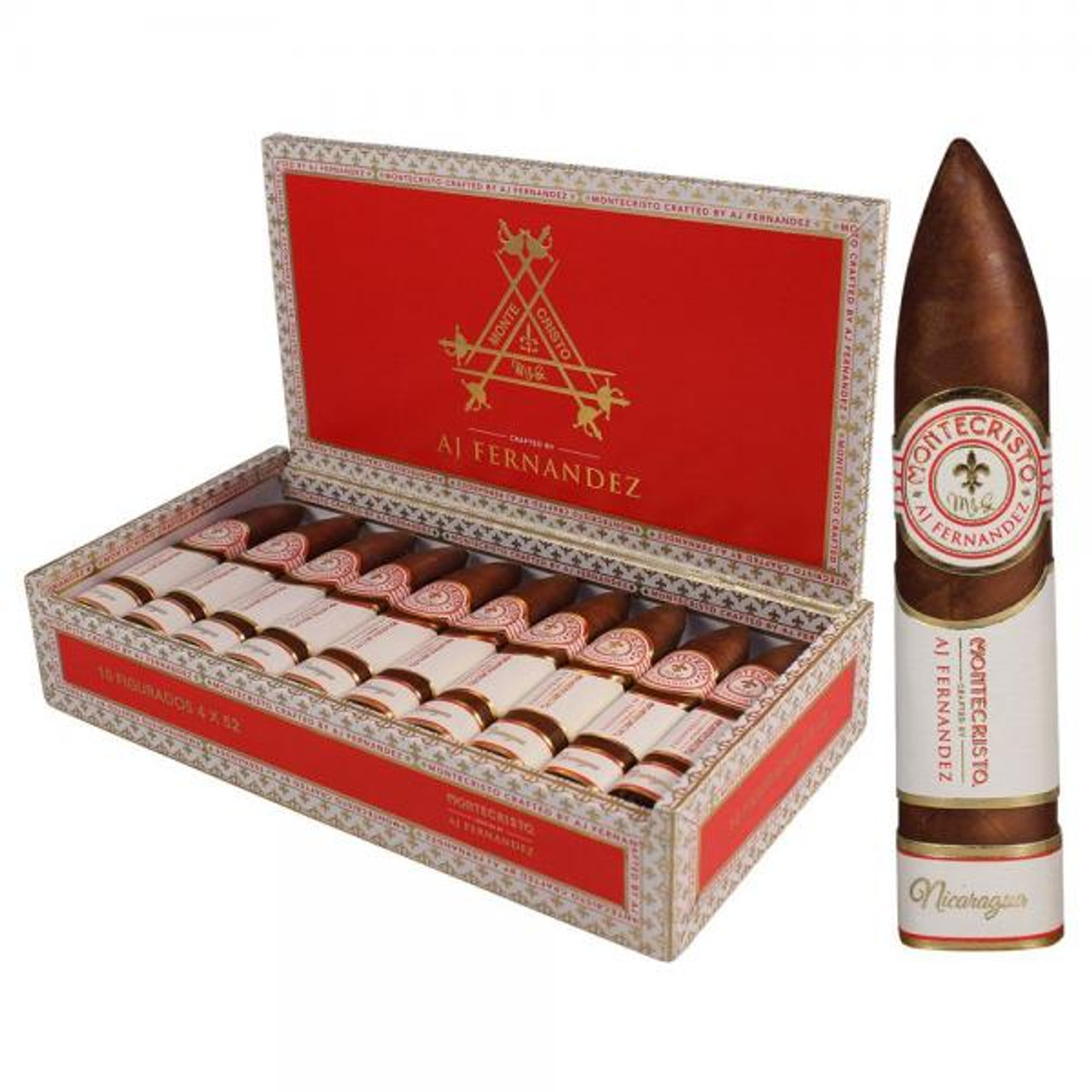 Montecristo Crafted by AJ Fernandez Figurado Hộp 10 Điếu