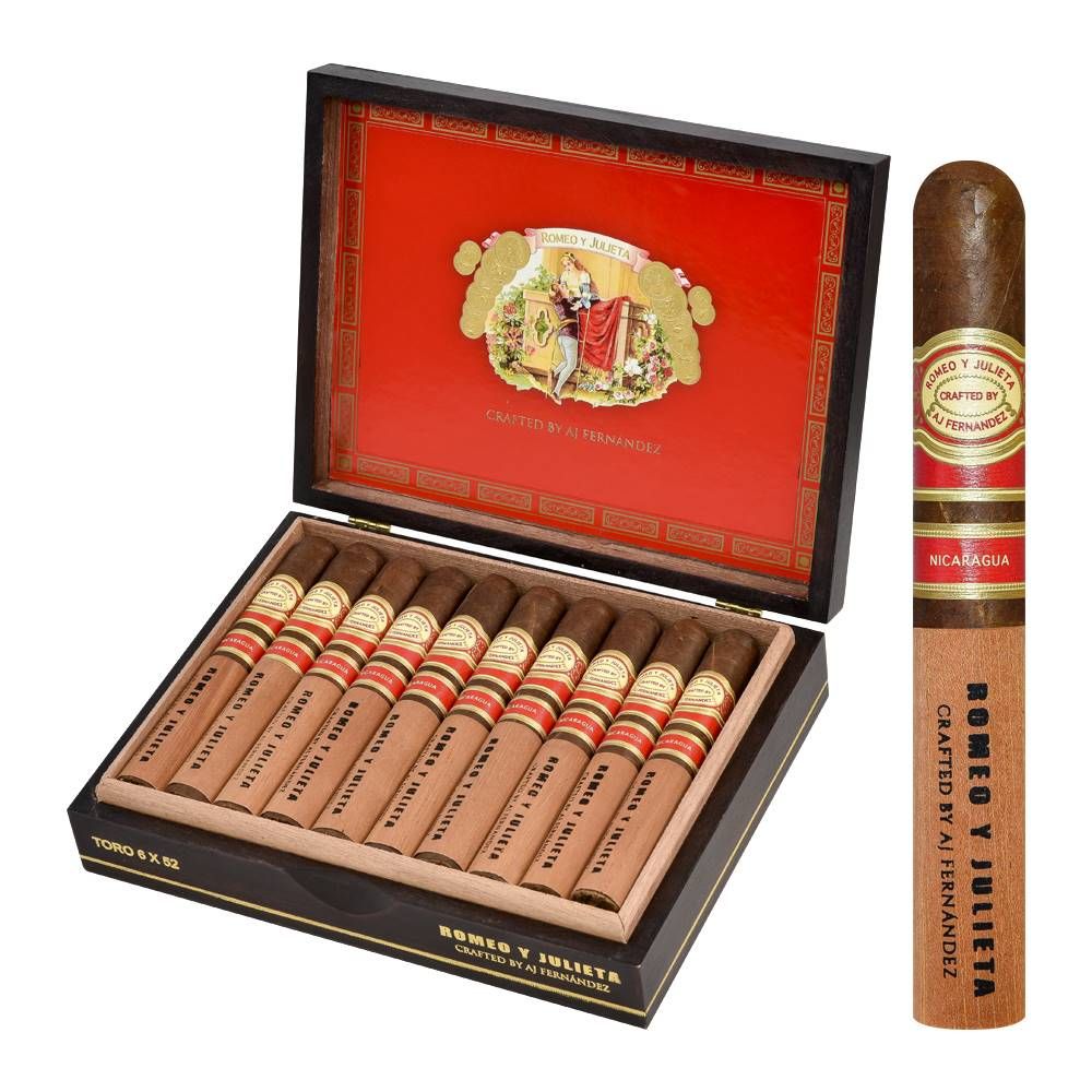 Romeo y Julieta Crafted by AJ Fernandez Hộp 10 Điếu