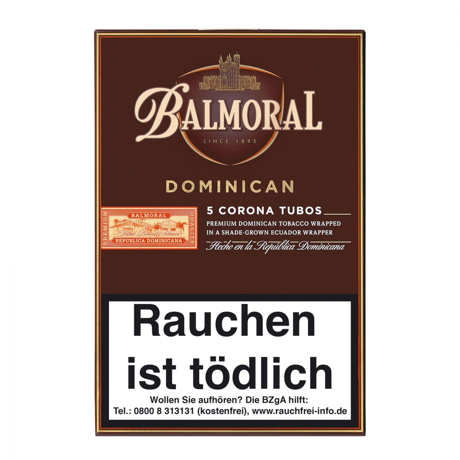 Balmoral Dominican Selection Corona Tubos Hộp 5 Điếu