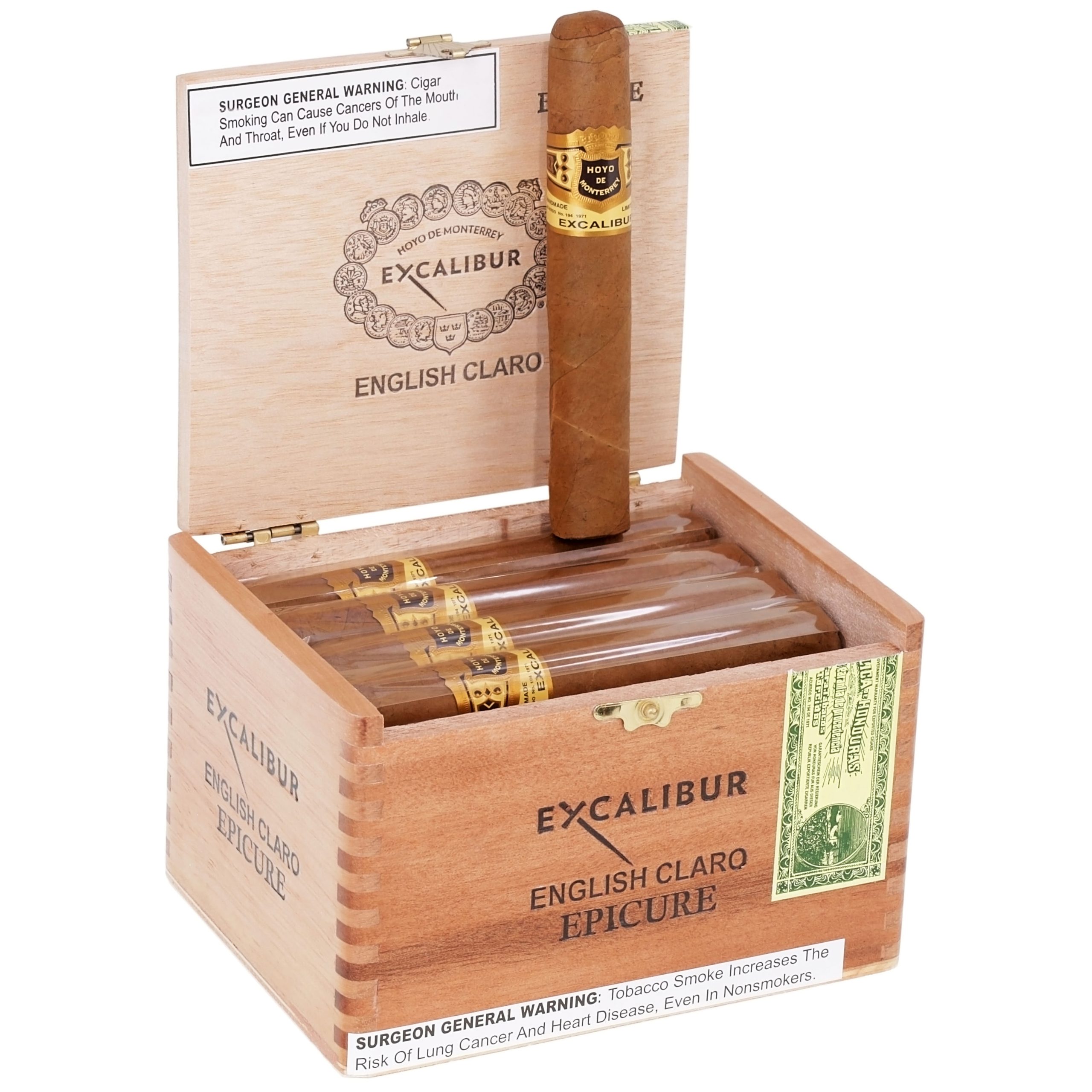 Hoyo De Monterrey Excalibur Epicures Natural Hộp 10 Điếu