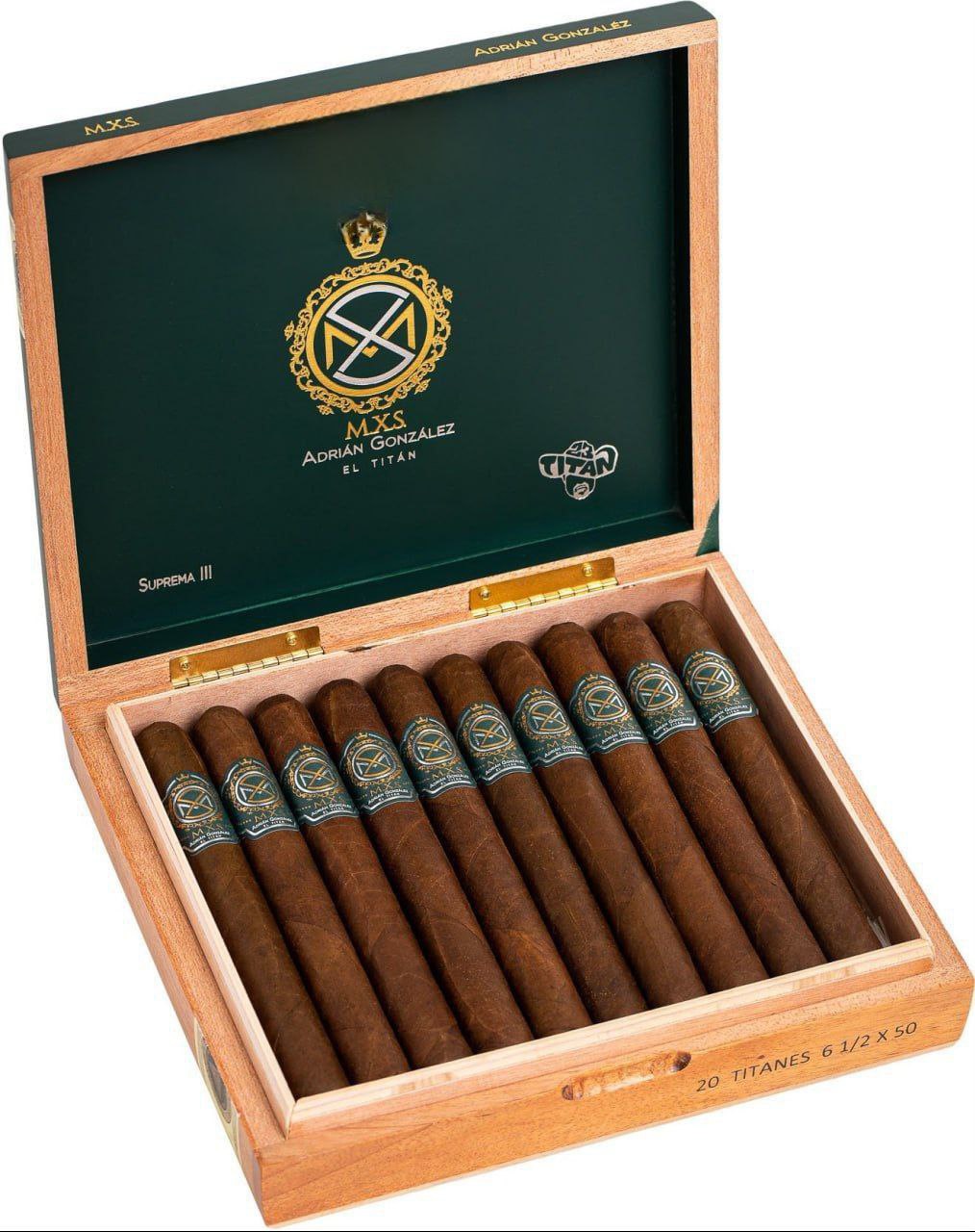 M.X.S. Adrian Gonzalez El Titan Suprema III Hộp 20 Điếu