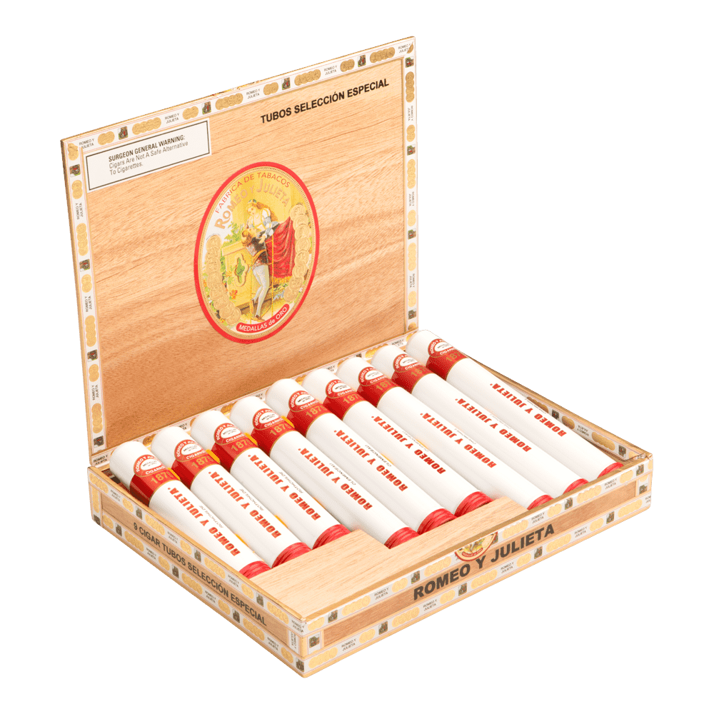Romeo y Julieta 1875 Tubos Collection Sampler Hộp 9 Điếu