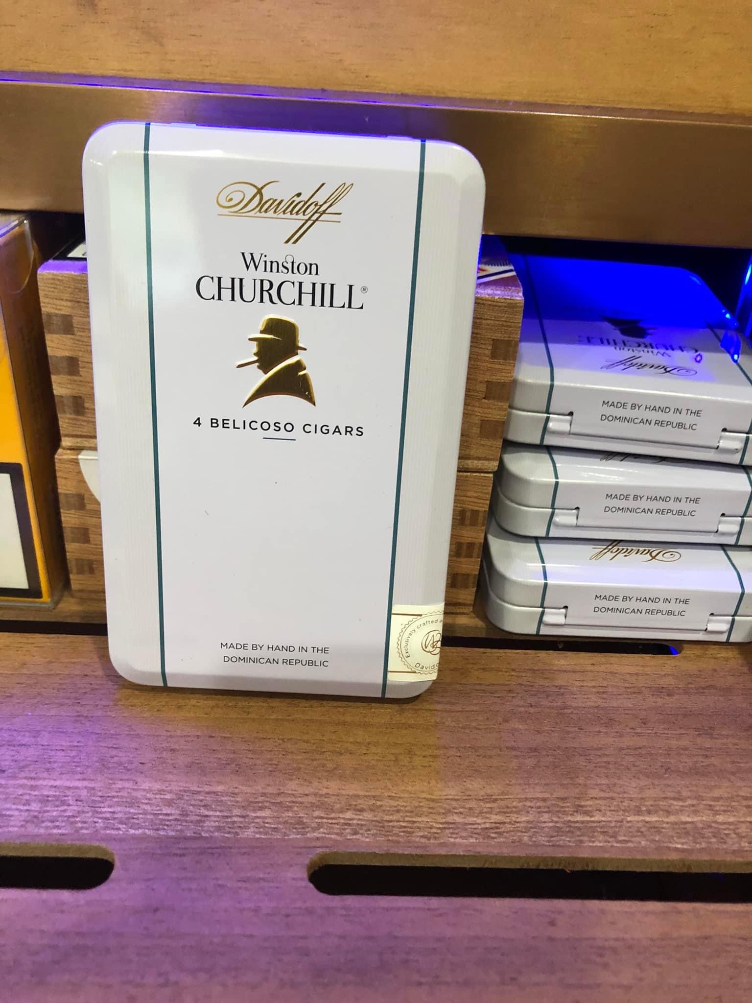 Davidoff Winston Churchill Belicoso Hộp 4 Điếu