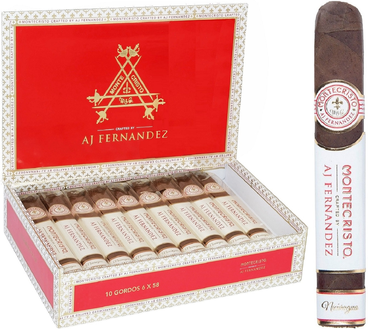 Montecristo Crafted by AJ Fernandez Gordo Hộp 10 Điếu