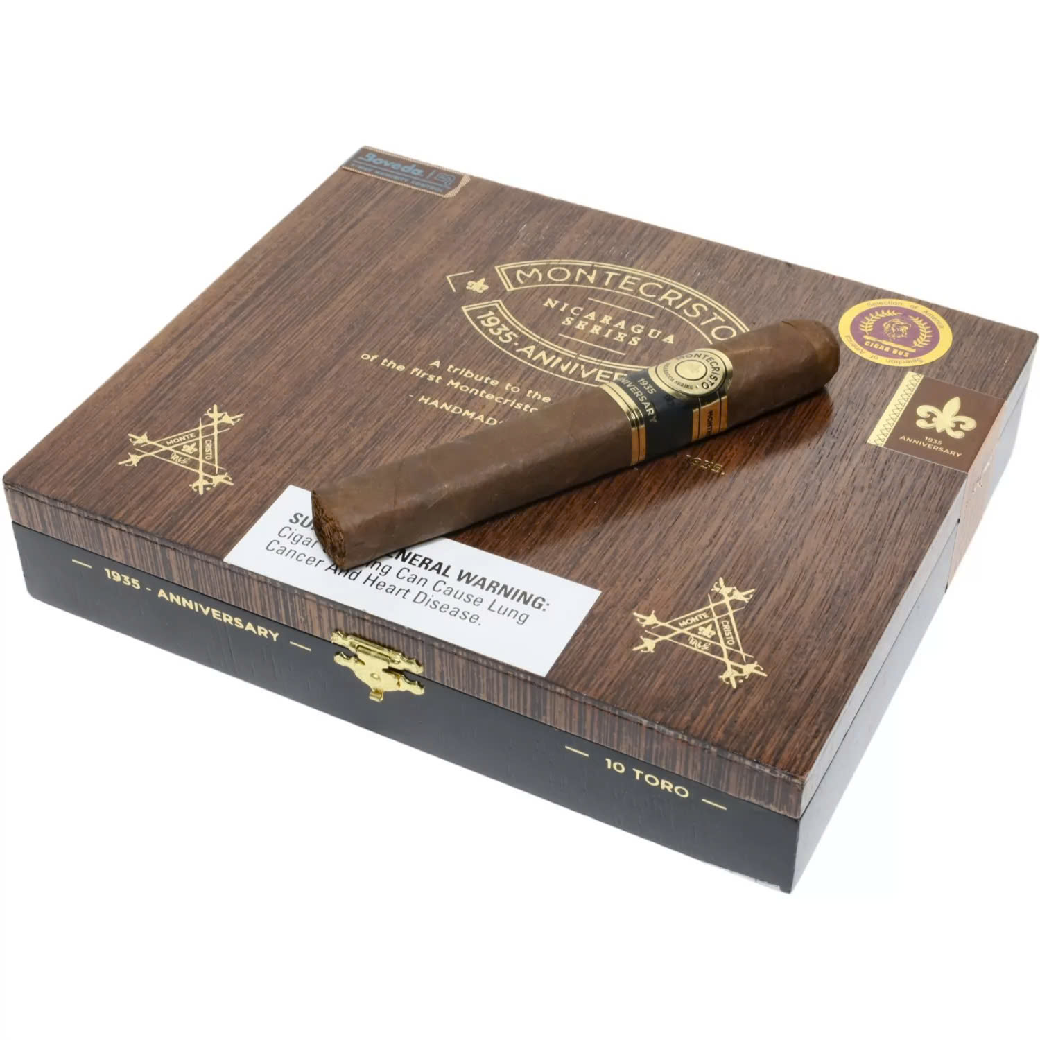 Montecristo 1935 Anniversary Nicaragua Toro Hộp 10 Điếu