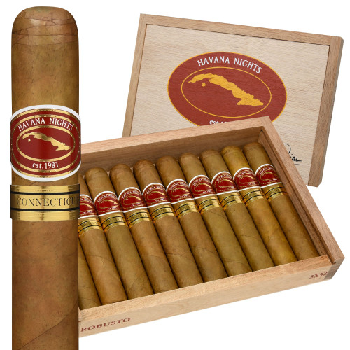 Rojas Havana Nights Connecticut Robusto Hộp 10 Điếu